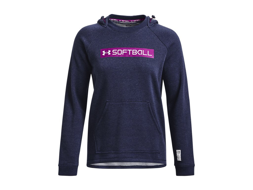 Under Armour Women's UA Softball Hoodie - Ultra-Soft Cotton Blend Fleece