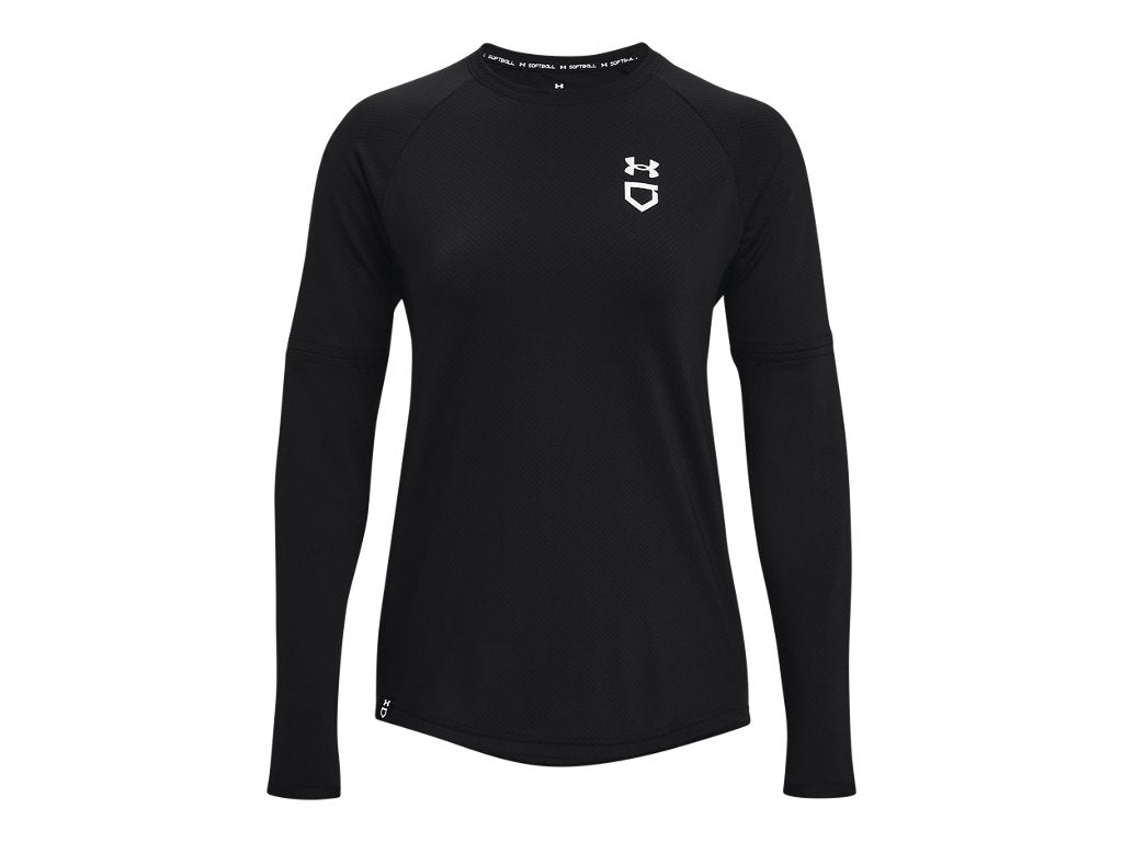 Under Armour Womens Utility Waffle Crew Pullover - Customizable Sleeves