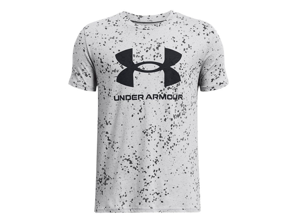 Under Armour Boys Logo Printed Short Sleeve T-Shirt - Quick-Drying Fabric