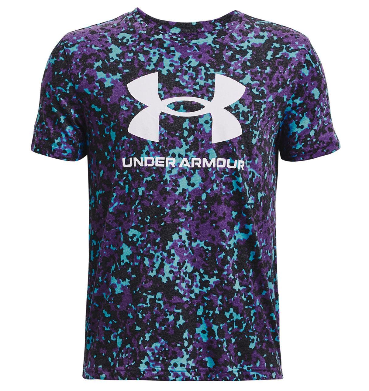 Under Armour Boys Logo Printed Short Sleeve T-Shirt - Quick-Drying Fabric