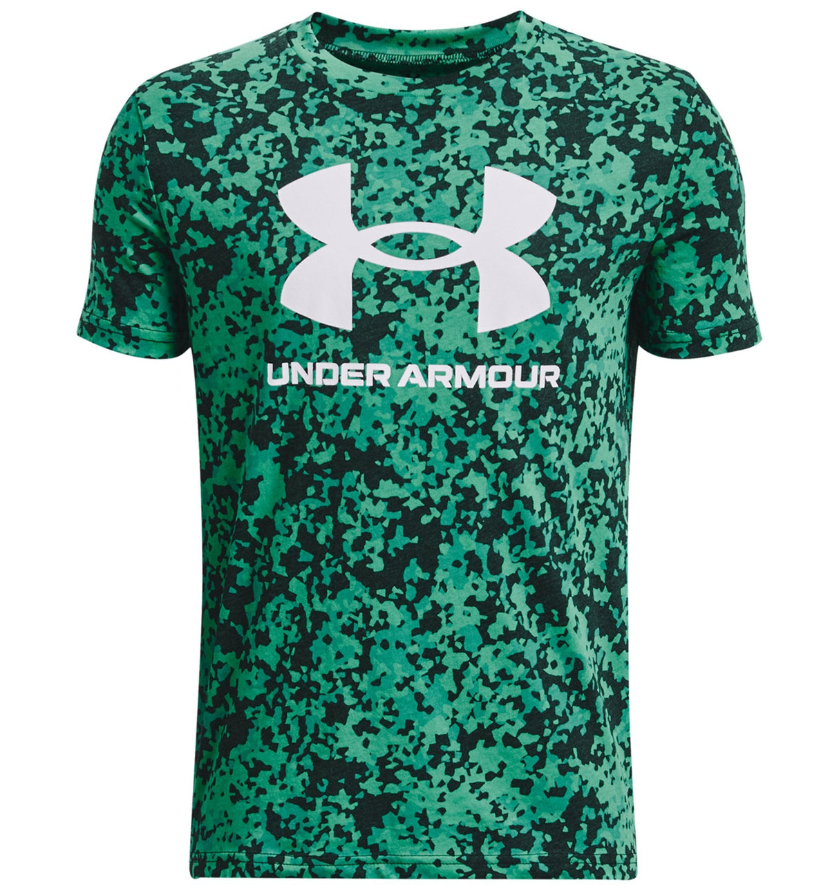 Under Armour Boys Logo Printed Short Sleeve T-Shirt - Quick-Drying Fabric