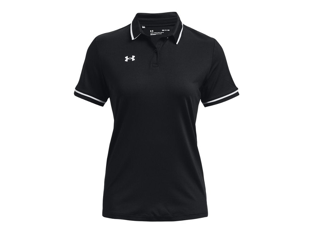 Under Armour Womens Team Tipped Polo - Breathable and Lightweight