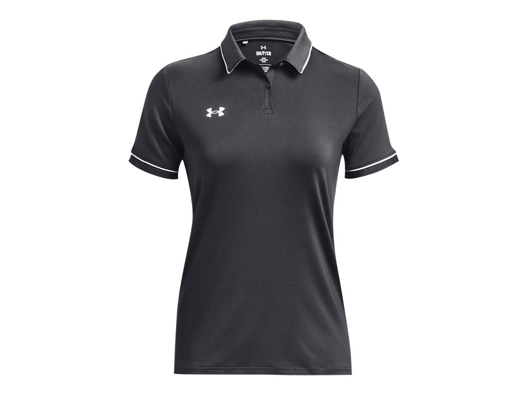 Under Armour Womens Team Tipped Polo - Breathable and Lightweight