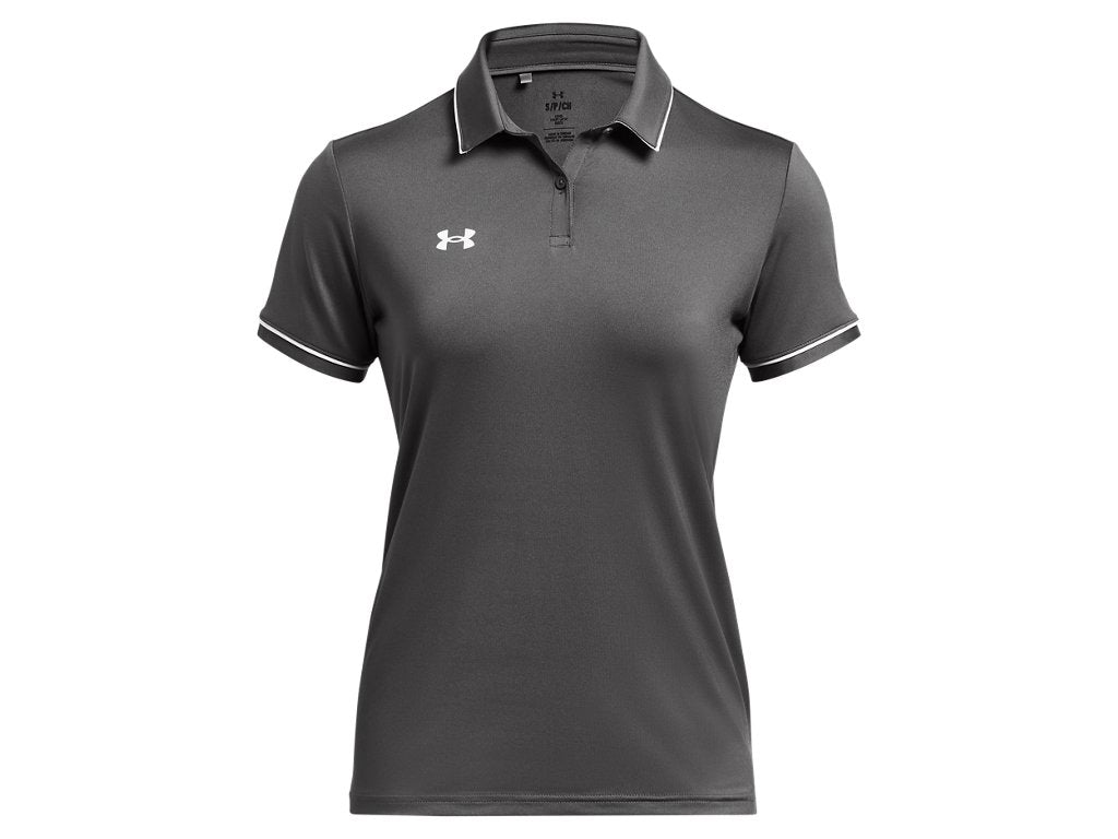 Under Armour Womens Team Tipped Polo - Breathable and Lightweight