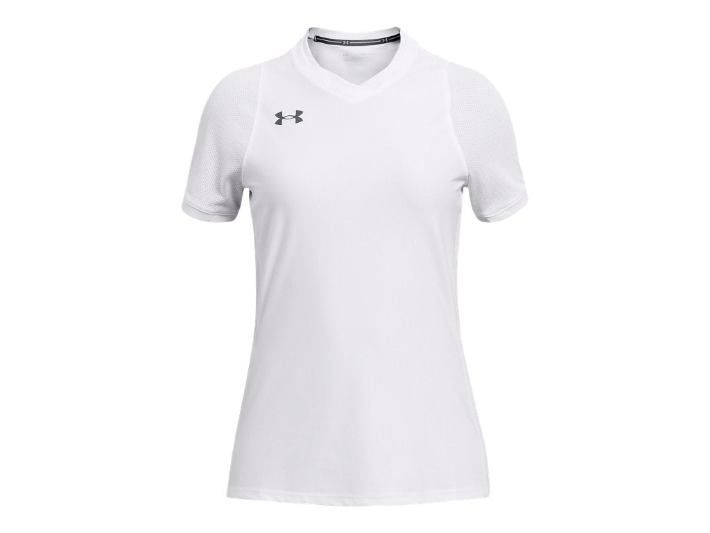 Under Armour Girls Volleyball Powerhouse Short Sleeve Jersey - HeatGear Fabric