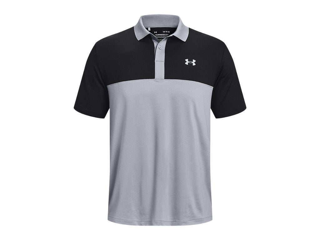 Under Armour Mens UA Performance 3.0 Colorblock Polo Apparel - Sweat Wicking