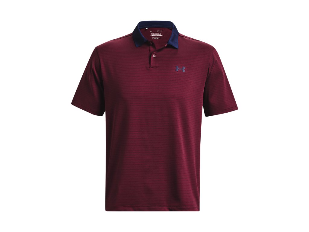 Under Armour Mens UA Matchplay Stripe Polo - Enhanced Breathability