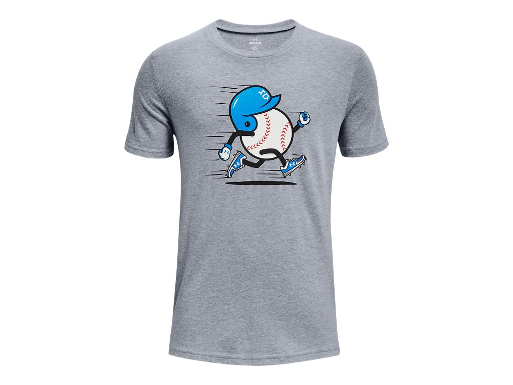 Under Armour Boys Baseball Runner Short Sleeve T-Shirt - Quick Drying