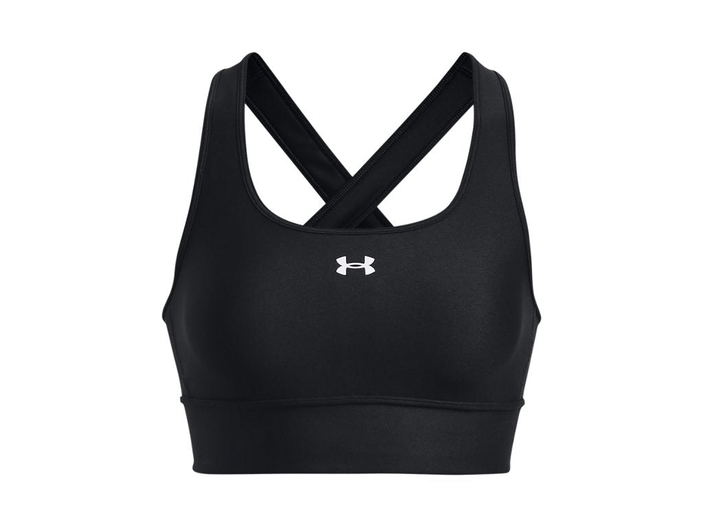 Under Armour Womens Crossback Longline Sports Bra - Strategic Support and Breathability