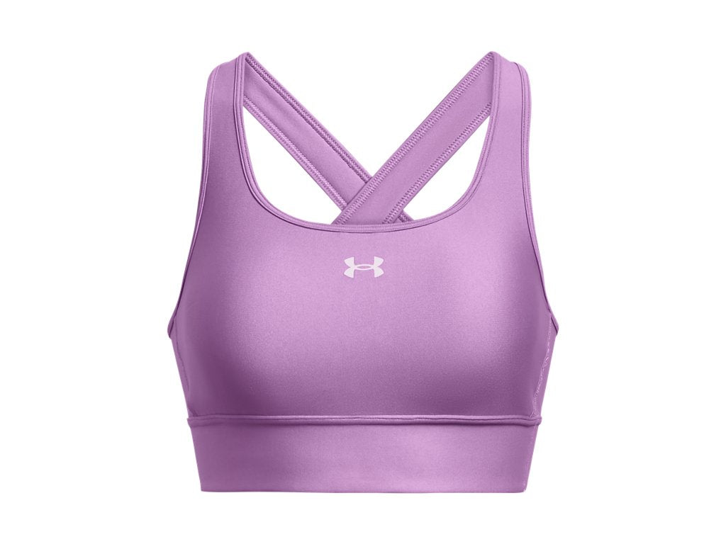 Under Armour Womens Crossback Longline Sports Bra - Strategic Support and Breathability