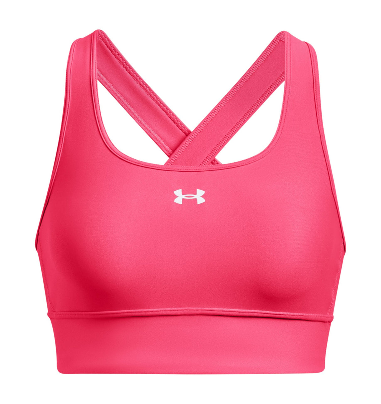 Under Armour Womens Crossback Longline Sports Bra - Strategic Support and Breathability