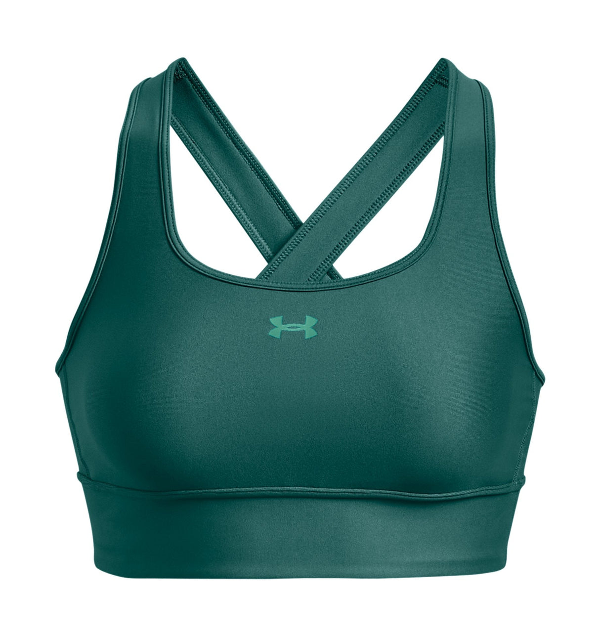 Under Armour Womens Crossback Longline Sports Bra - Strategic Support and Breathability