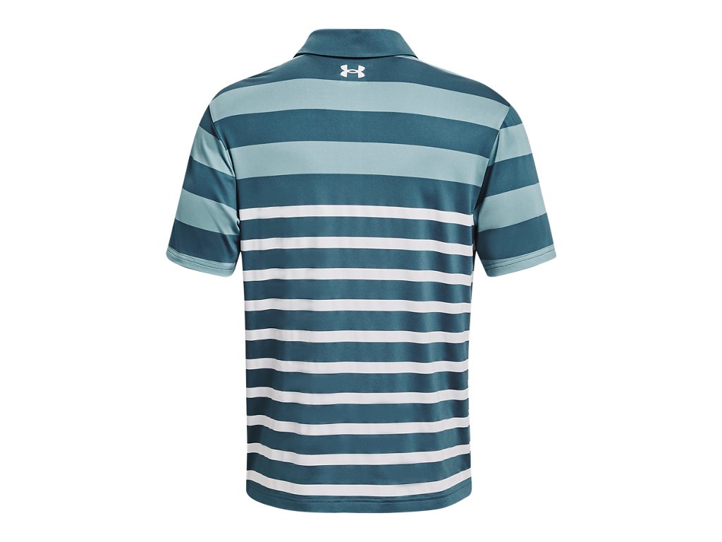 Under Armour Mens UA Playoff 3.0 Stripe Polo Shirt - Breathable and Stretchy