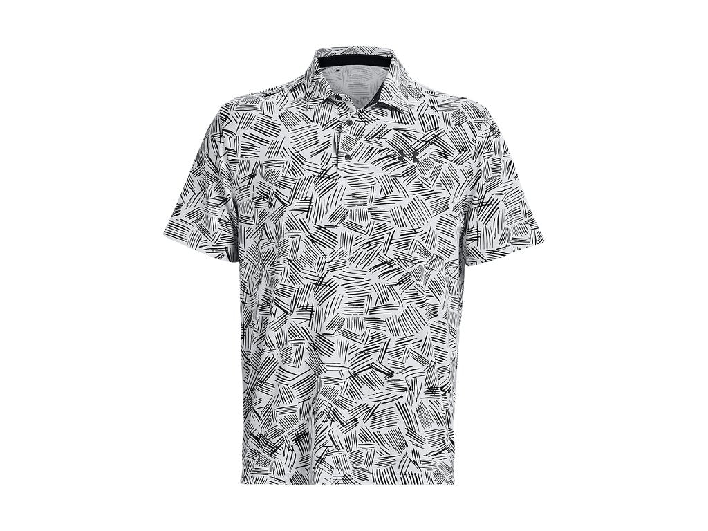 Under Armour Men's UA Playoff 3.0 Printed Polo Apparel - Breathable and Stretchy
