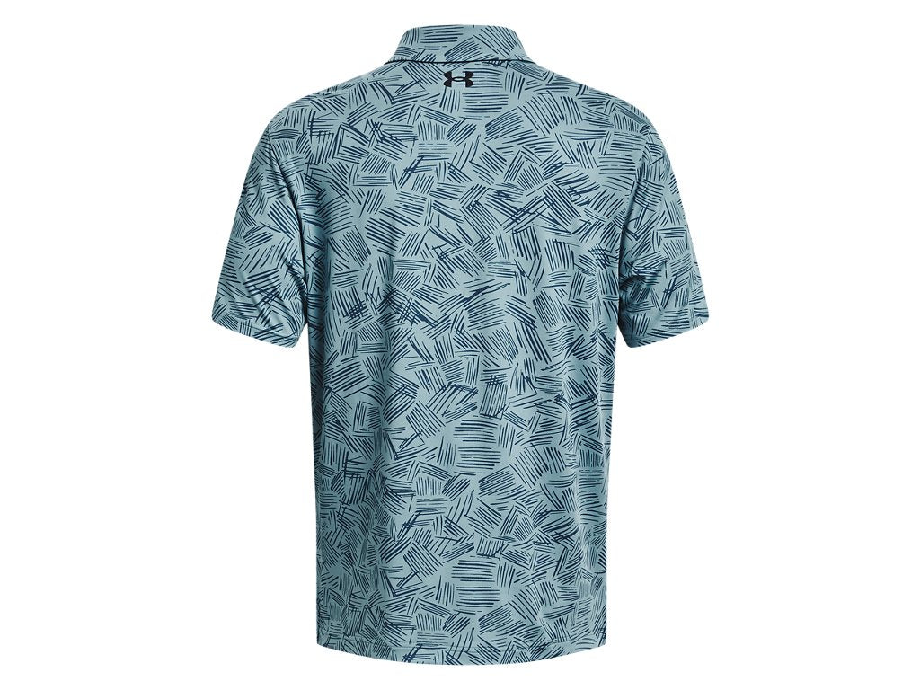 Under Armour Men's UA Playoff 3.0 Printed Polo Apparel - Breathable and Stretchy