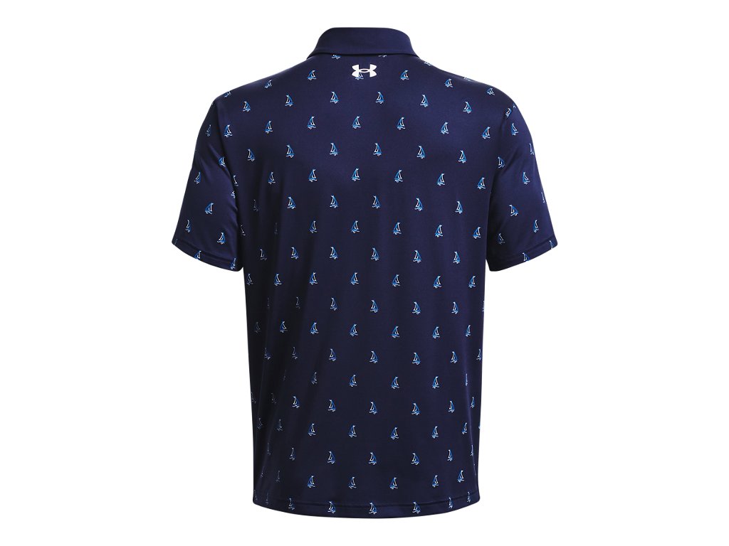 Under Armour Men's UA Playoff 3.0 Printed Polo Apparel - Breathable and Stretchy