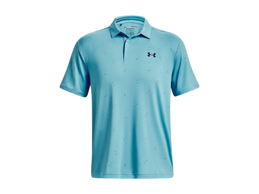 Under Armour Men's UA Playoff 3.0 Printed Polo Apparel - Breathable and Stretchy
