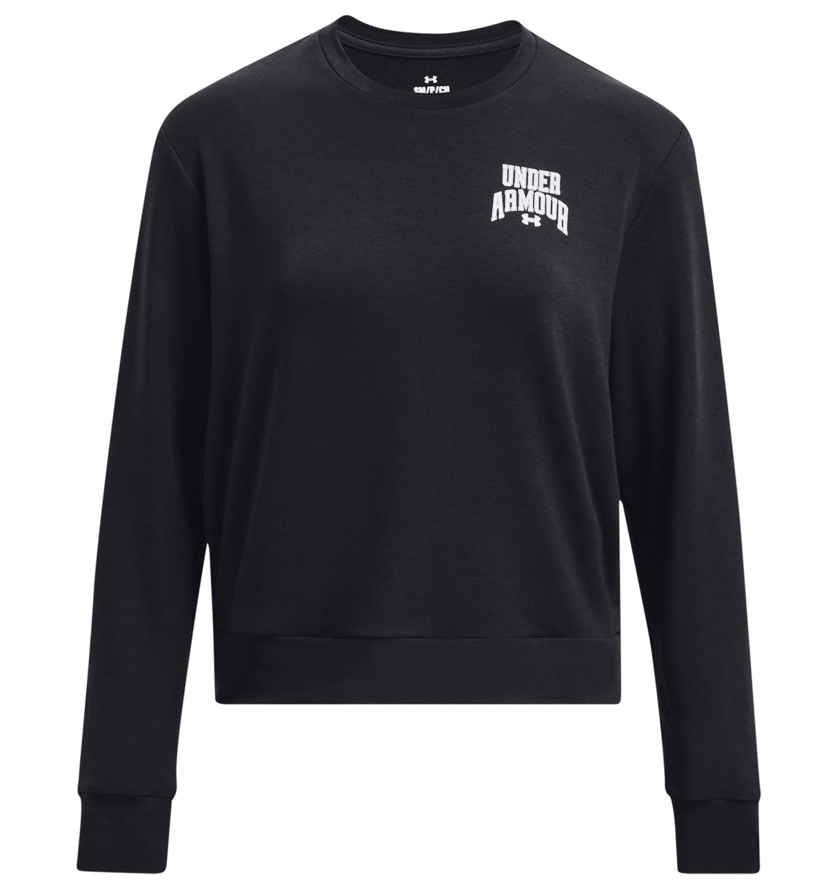 Under Armour Womens Rival Terry Graphic Crew - Super-Soft and Lightweight