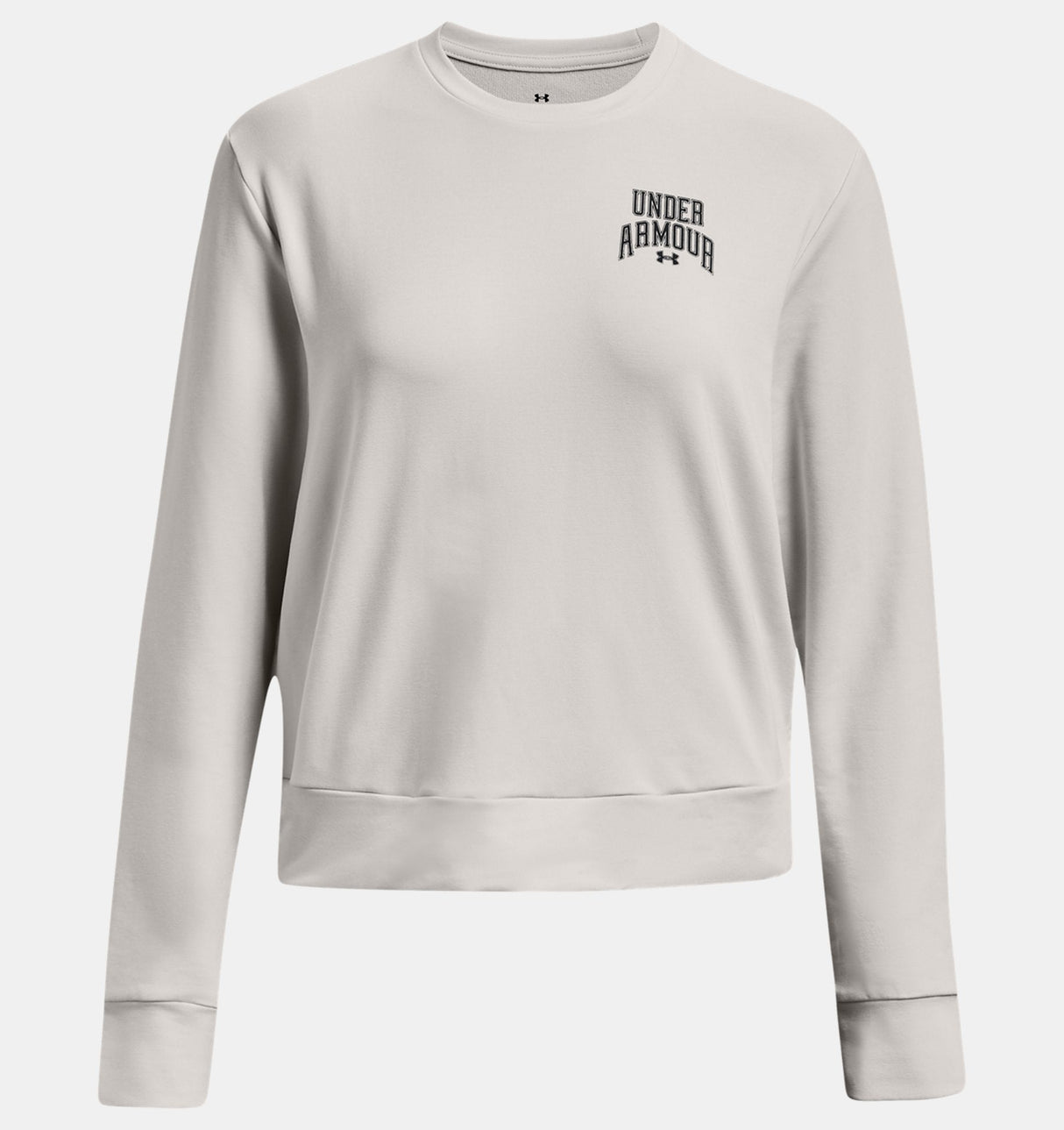 Under Armour Womens Rival Terry Graphic Crew - Super-Soft and Lightweight