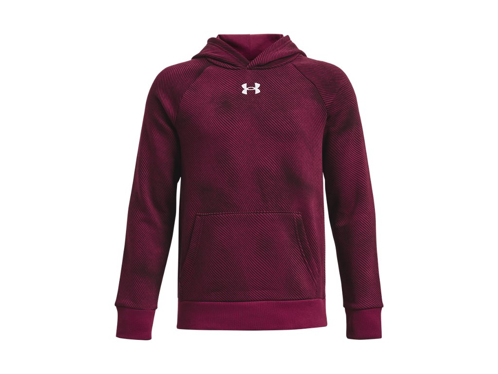 Under Armour Boys Rival Fleece Printed Hoodie - Ultra-Soft Warmth