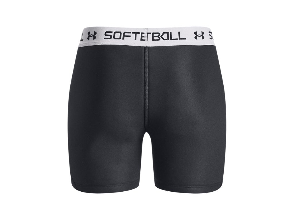 Under Armour Girls Utility Po Slider Shorts - Super-light HeatGear Fabric