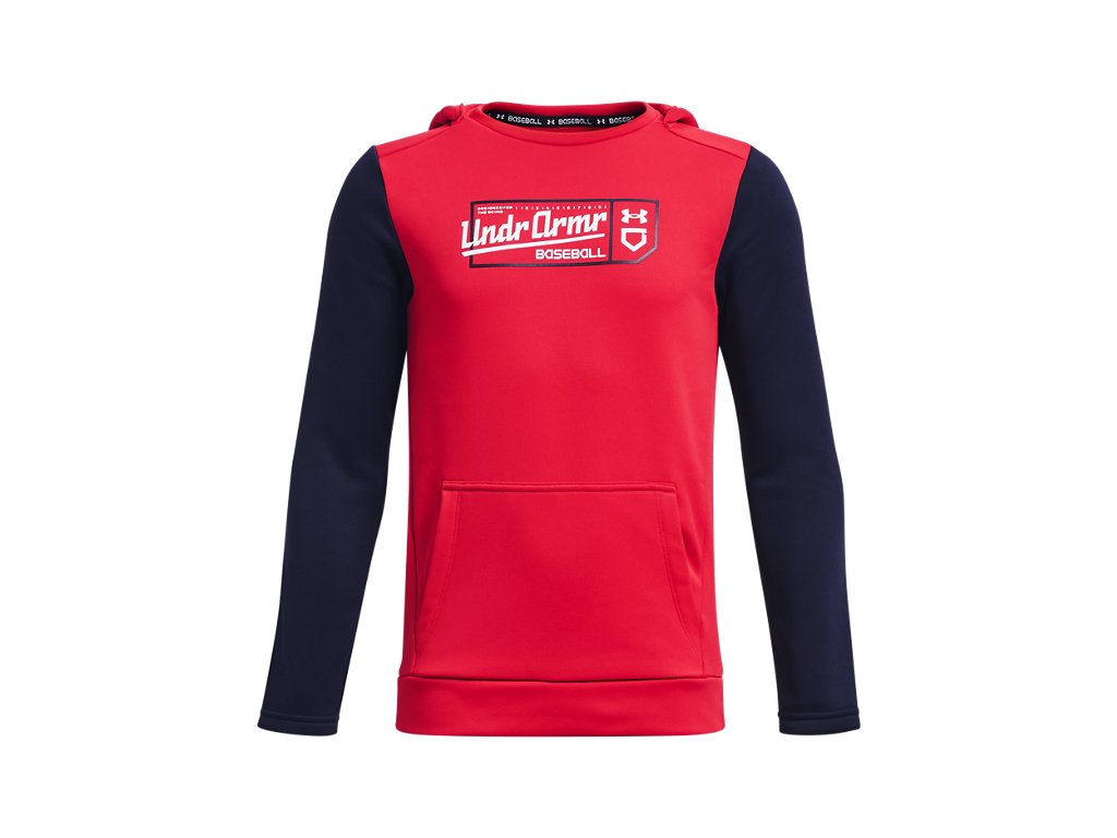 Under Armour Boys Baseball Graphic Hoodie - Armour Fleece Warmth