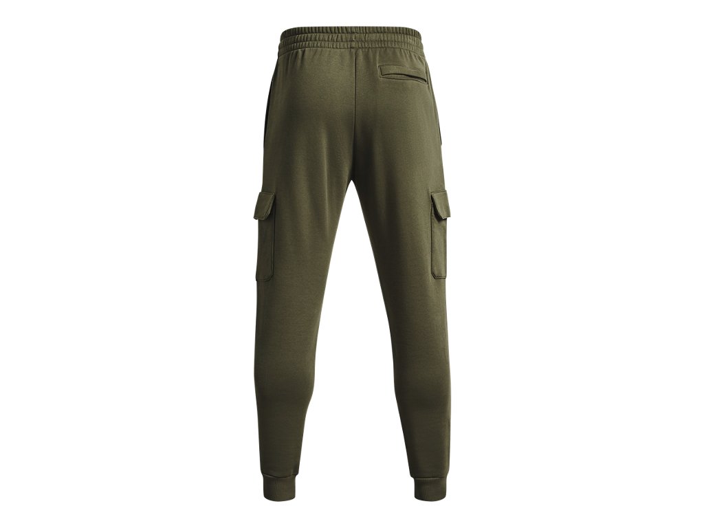 Under Armour Mens Rival Fleece Cargo Joggers - Ultra-Soft Cotton Blend