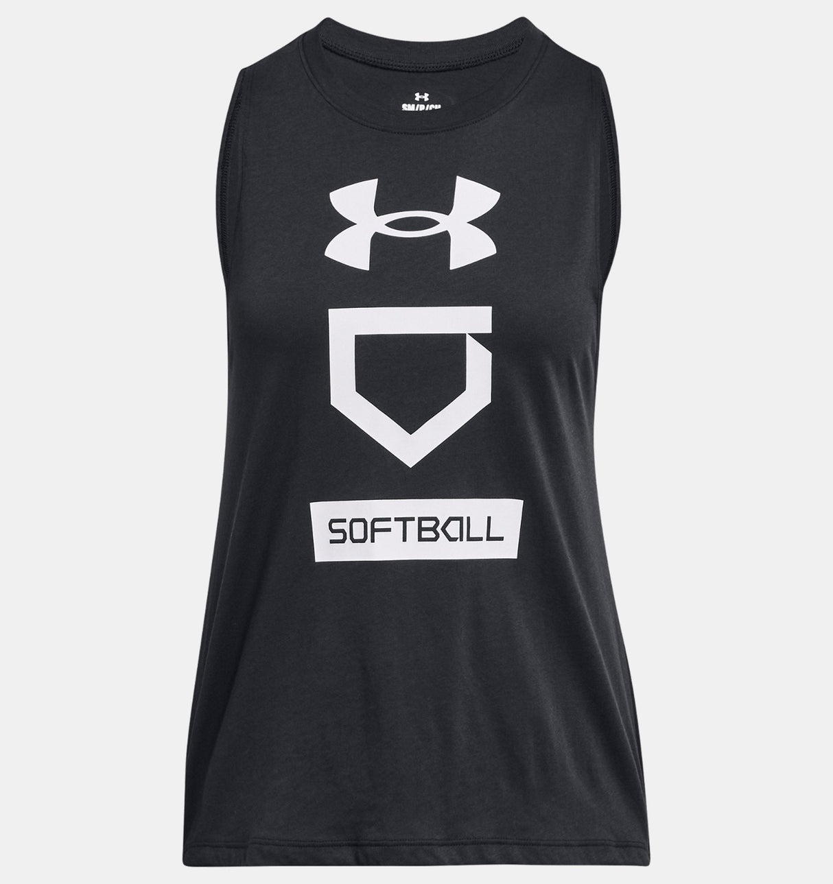 Under Armour Womens Softball Icon Logo Tank Top - Quick-Drying Cotton Blend