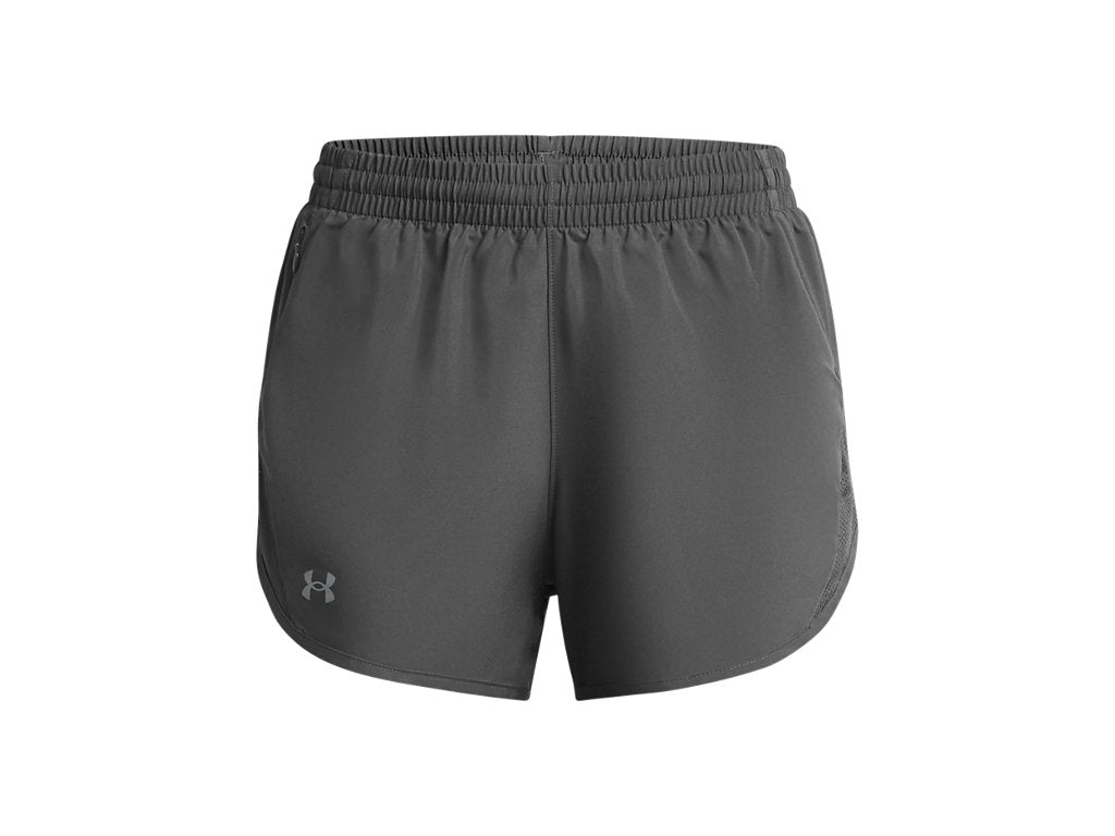 Under Armour Womens UA Fly-By 3in Shorts - Lightweight with Breathable Mesh Panels