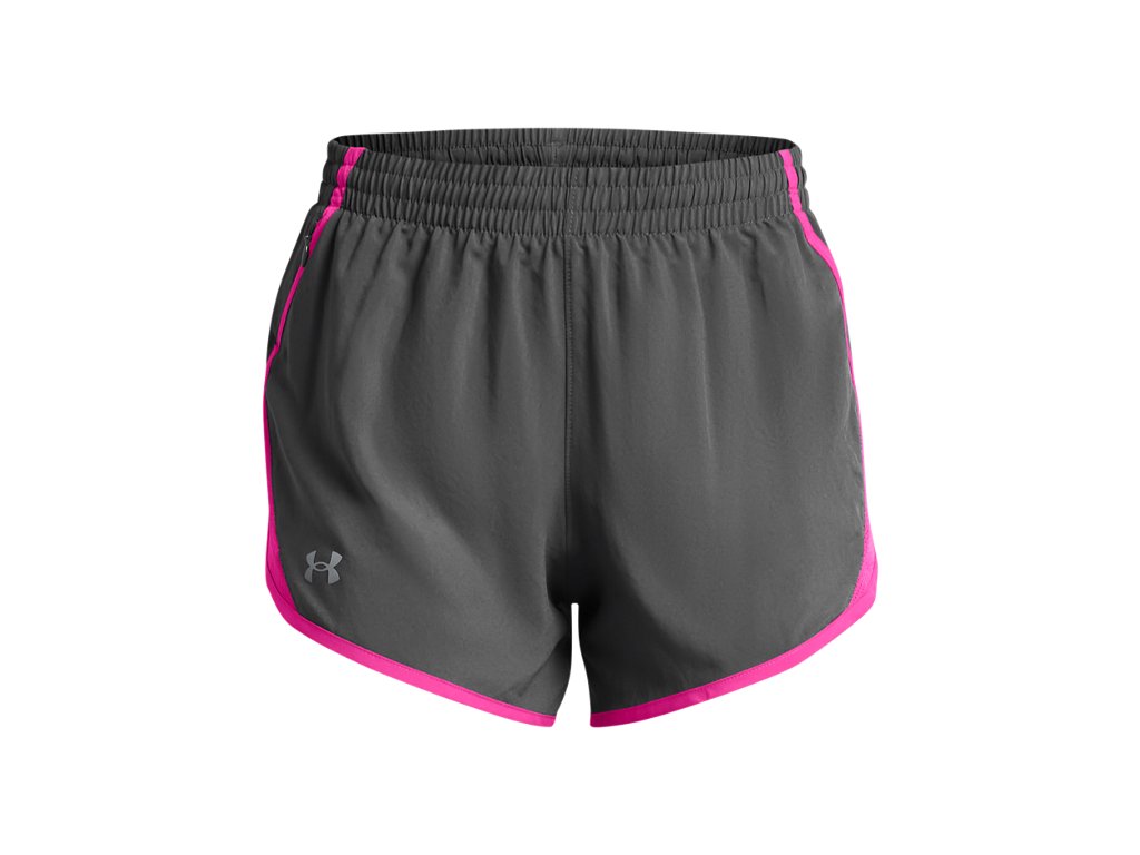 Under Armour Womens UA Fly-By 3in Shorts - Lightweight with Breathable Mesh Panels