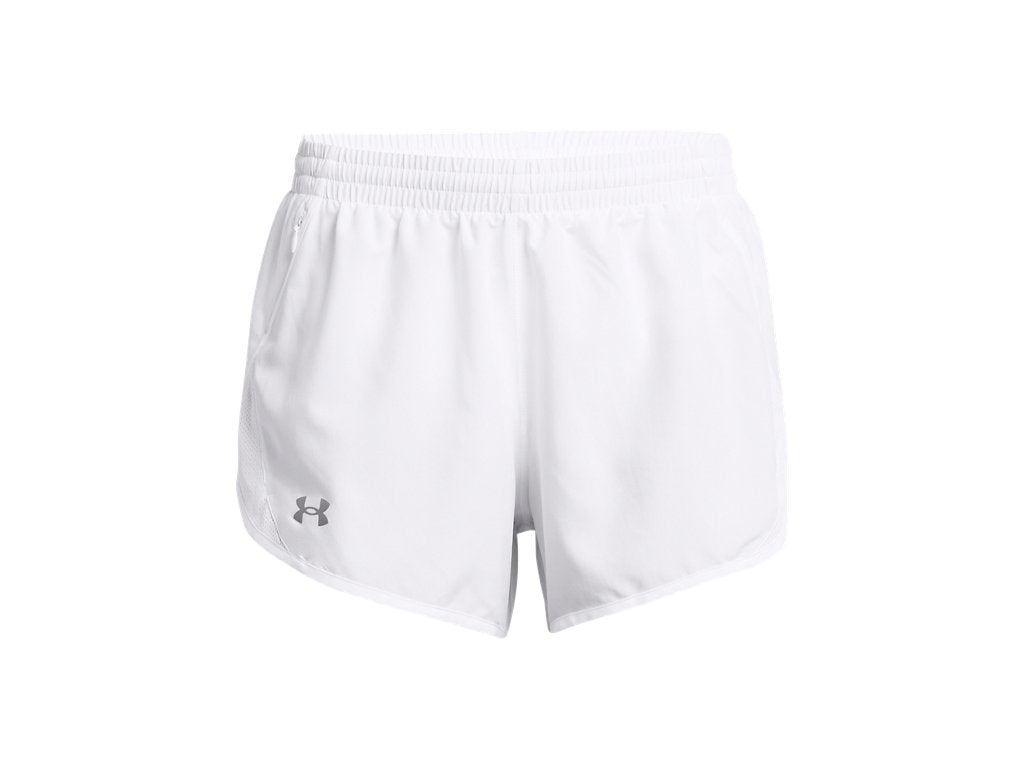 Under Armour Womens UA Fly-By 3in Shorts - Lightweight with Breathable Mesh Panels
