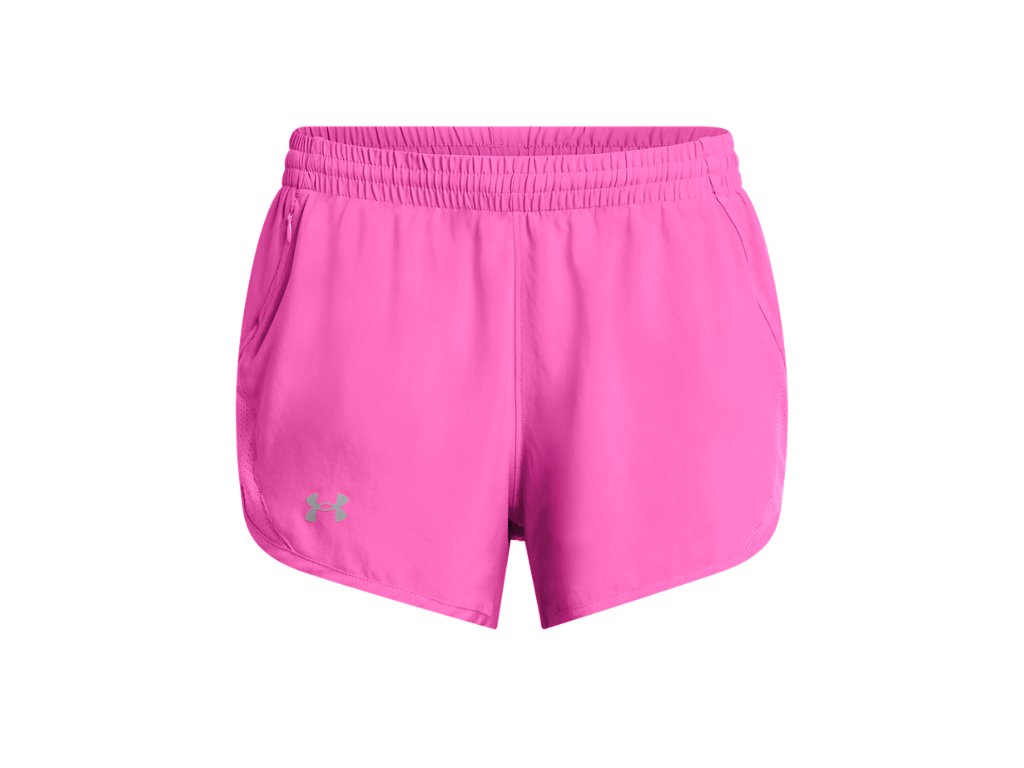 Under Armour Womens UA Fly-By 3in Shorts - Lightweight with Breathable Mesh Panels