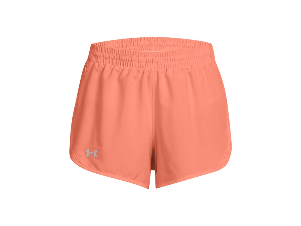 Under Armour Womens UA Fly-By 3in Shorts - Lightweight with Breathable Mesh Panels