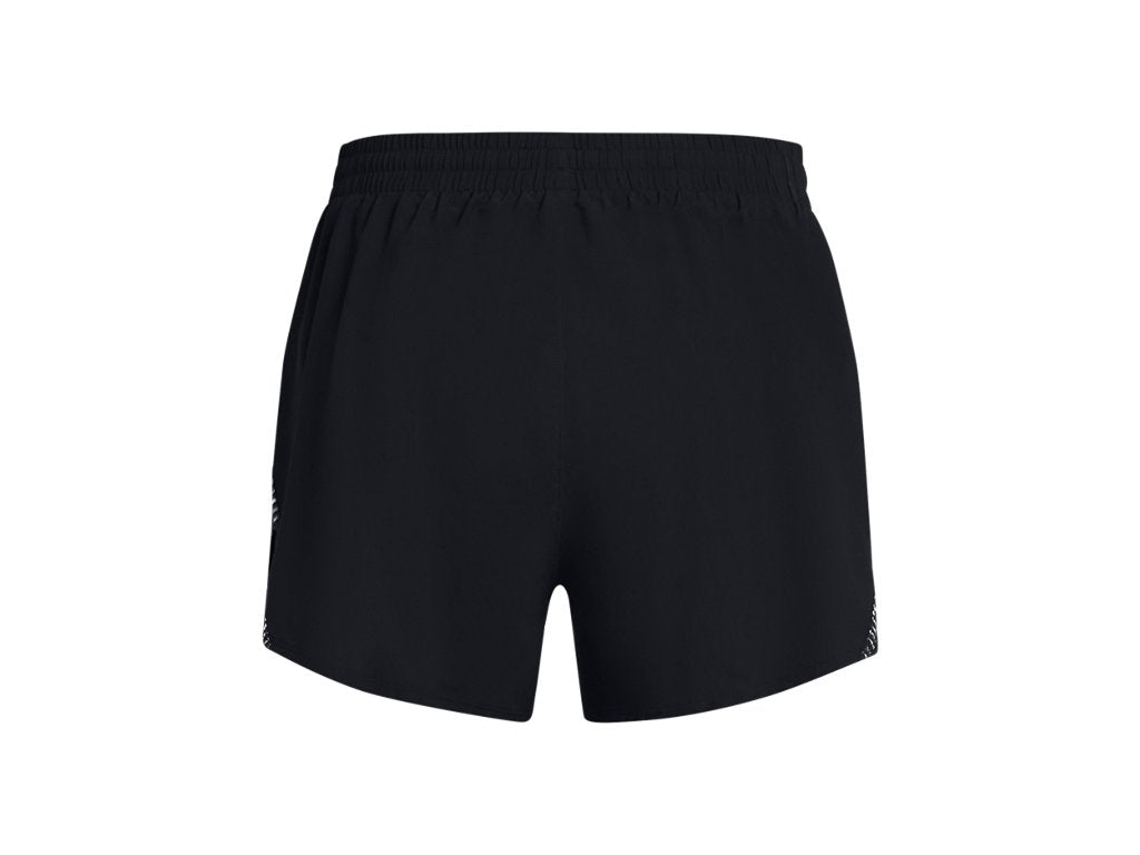 Under Armour Womens Fly-By Printed 3in Shorts - Updated Waistband and Side Zip Pocket