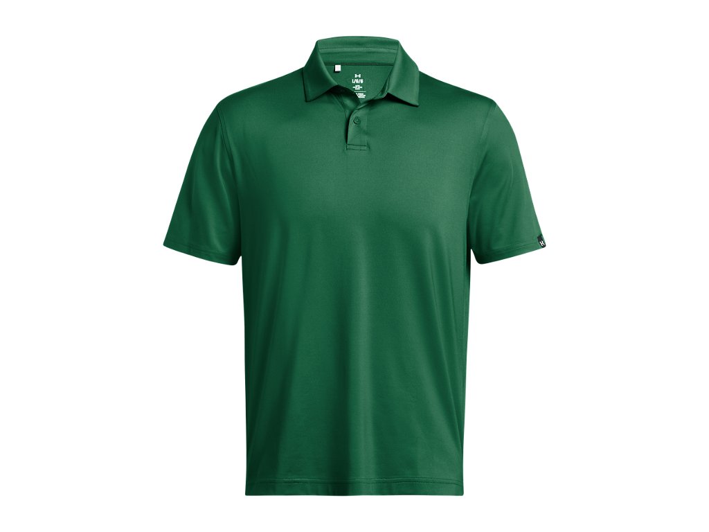 Under Armour Mens UA Tee To Green Polo Apparel - Odor Control Technology
