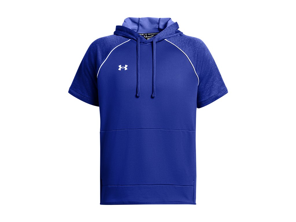 Under Armour Mens Command Warm-Up Short Sleeve Hoodie - Fast Drying