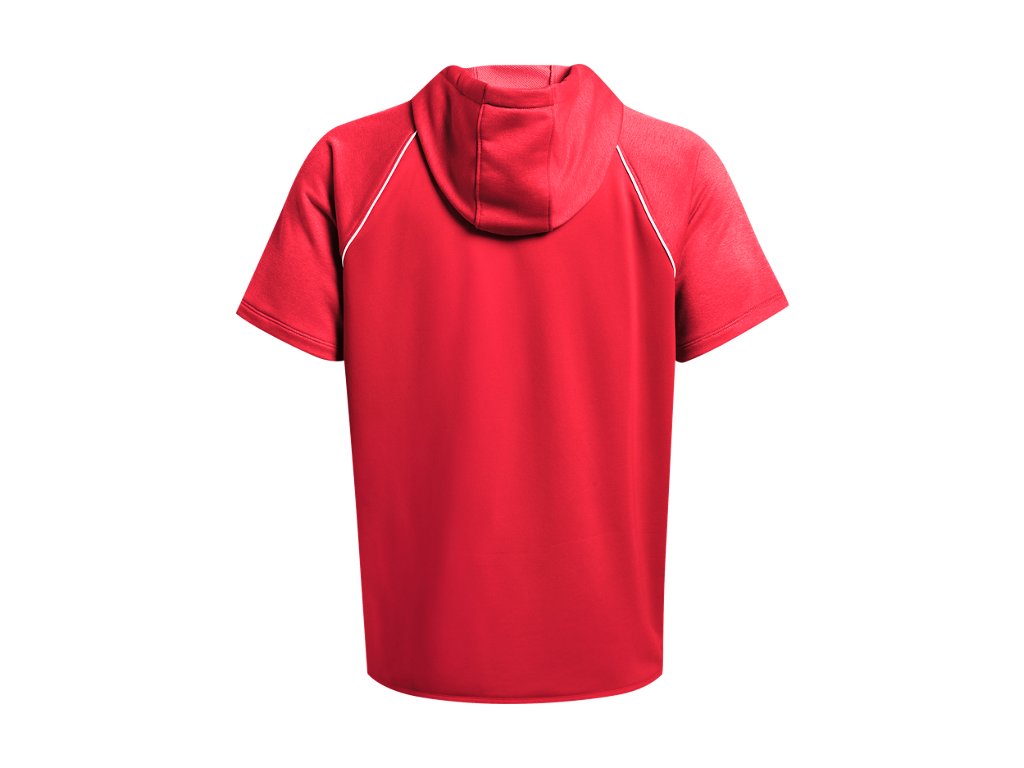 Under Armour Mens Command Warm-Up Short Sleeve Hoodie - Fast Drying