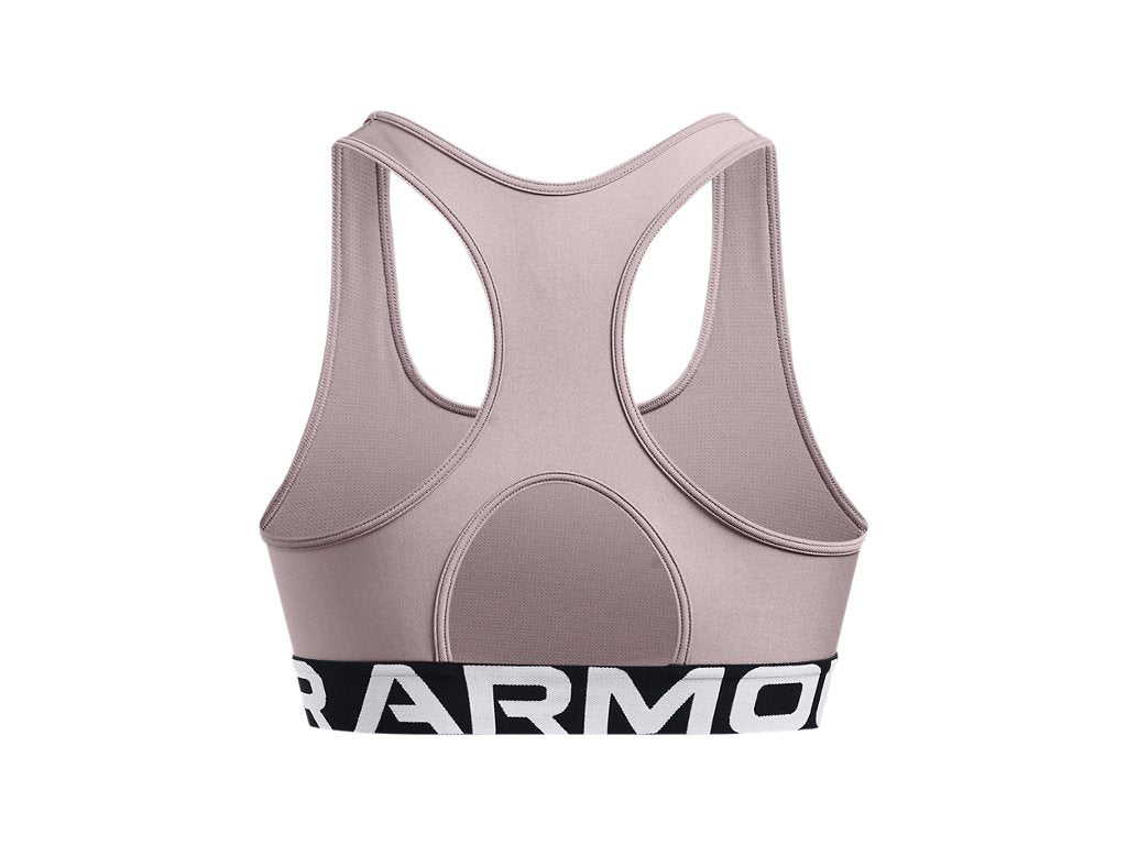 Under Armour Womens HeatGear Armour Mid Branded Sports Bra - Superior Comfort and Support