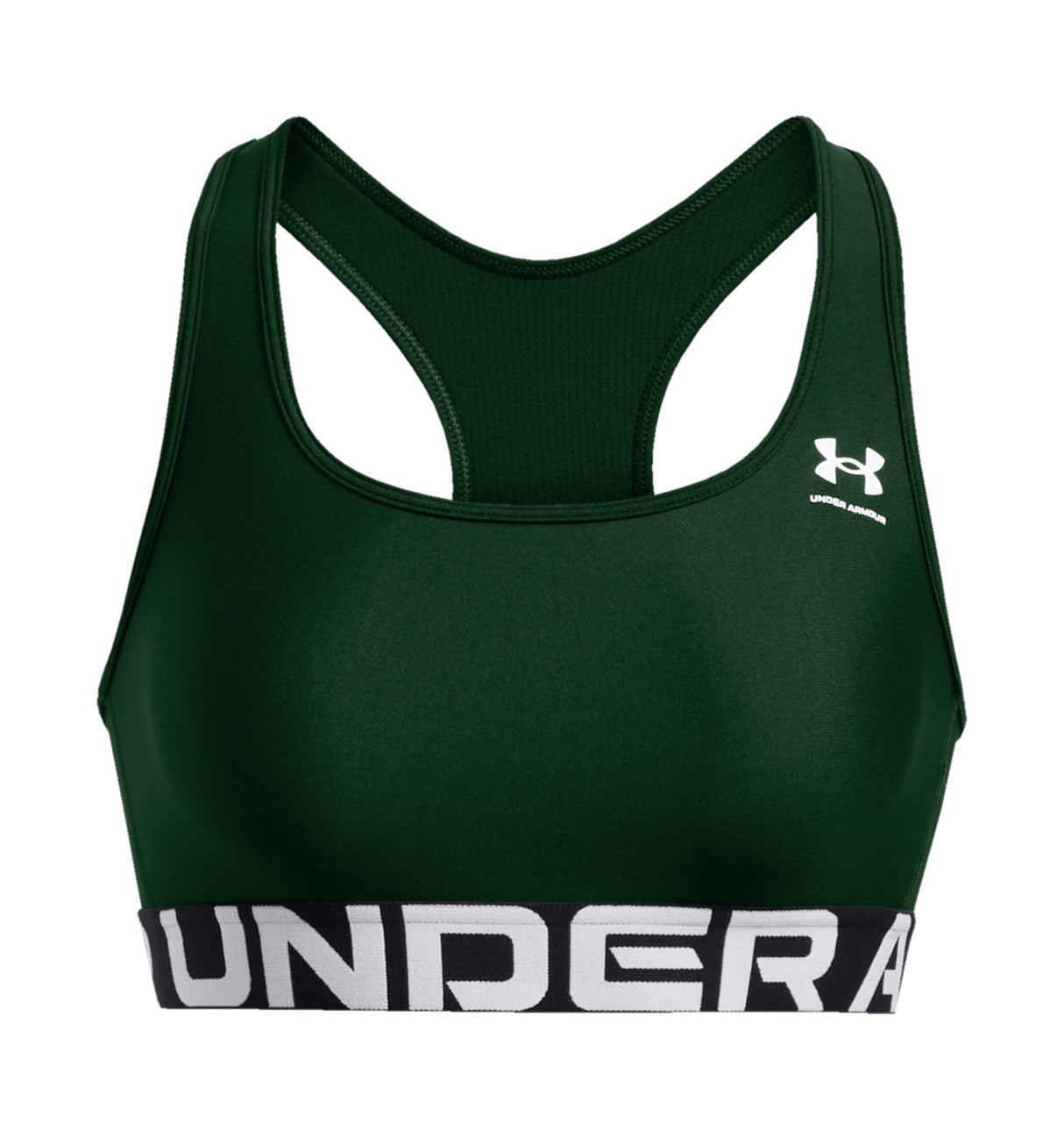 Under Armour Womens HeatGear Armour Mid Branded Sports Bra - Superior Comfort and Support