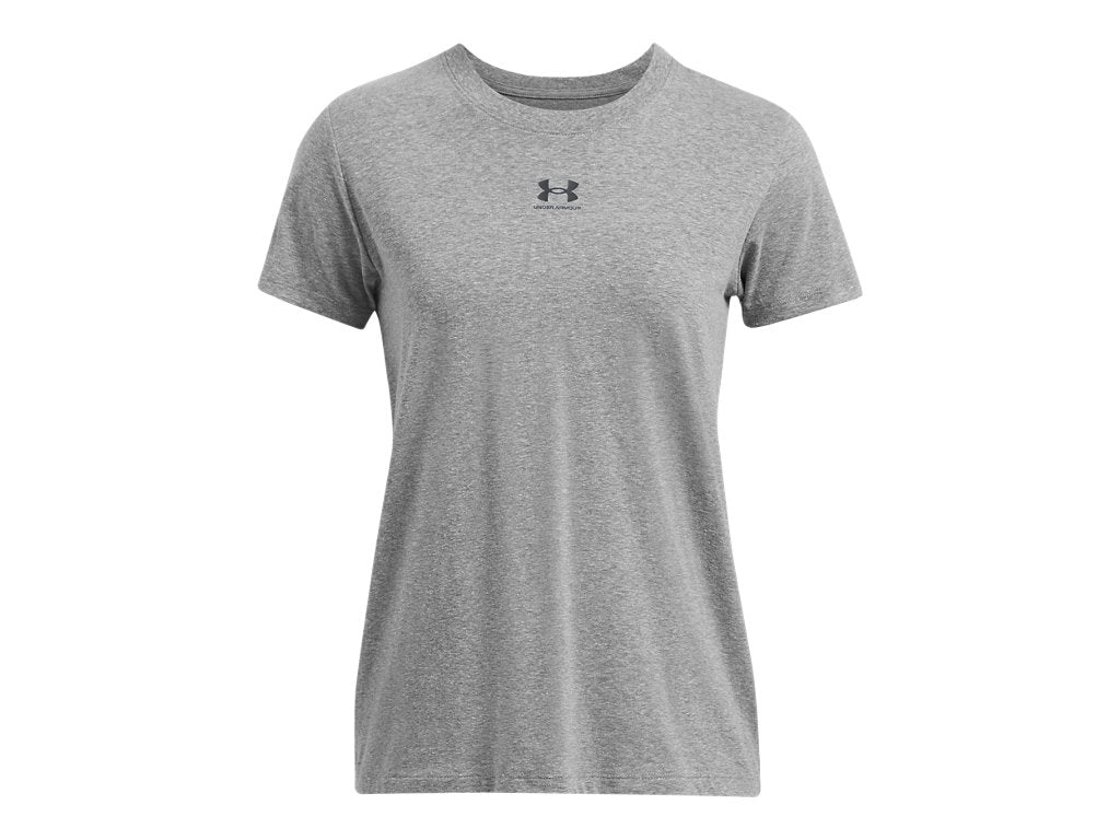 Under Armour Womens Rival Core Short Sleeve T-Shirt - Quick-Drying Cotton Blend