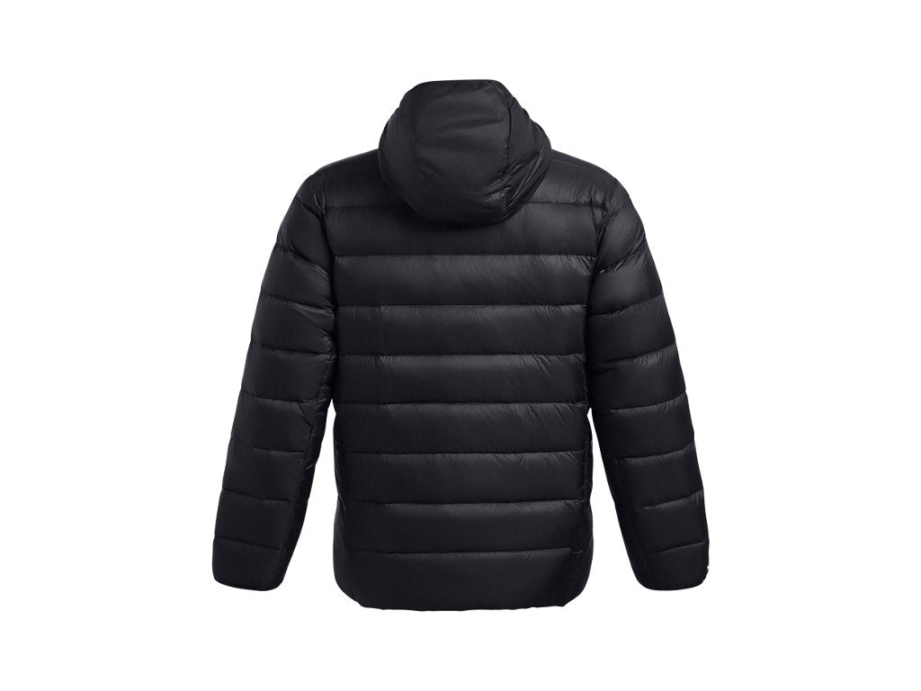 Under Armour Mens Legend Down Hooded Jacket - Water Repellent and Insulated