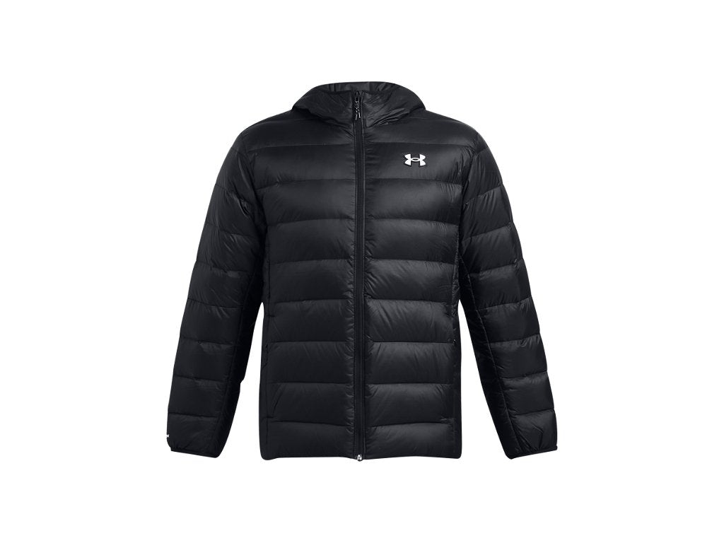 Under Armour Mens Legend Down Hooded Jacket - Water Repellent and Insulated