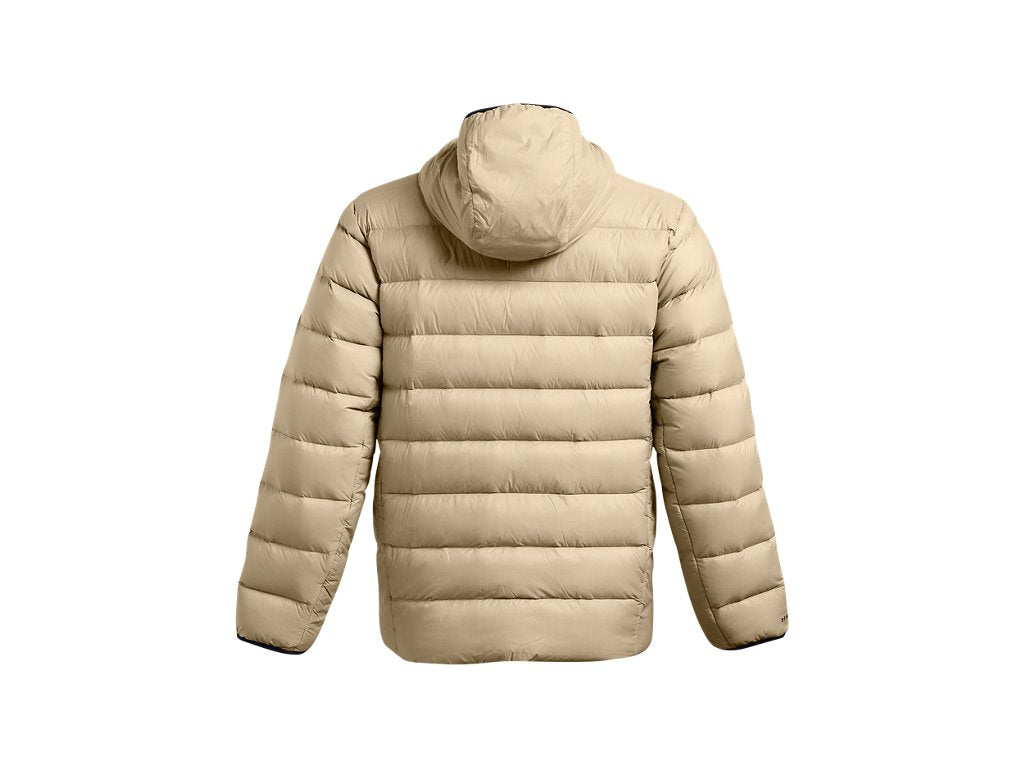 Under Armour Mens Legend Down Hooded Jacket - Water Repellent and Insulated