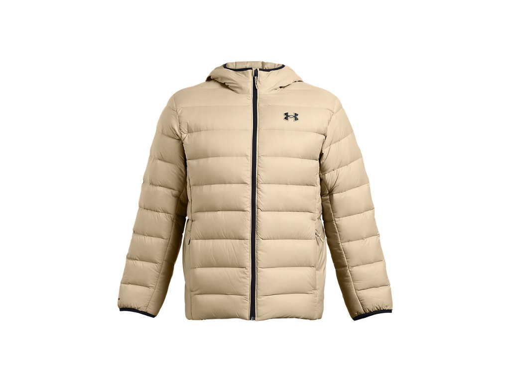 Under Armour Mens Legend Down Hooded Jacket - Water Repellent and Insulated