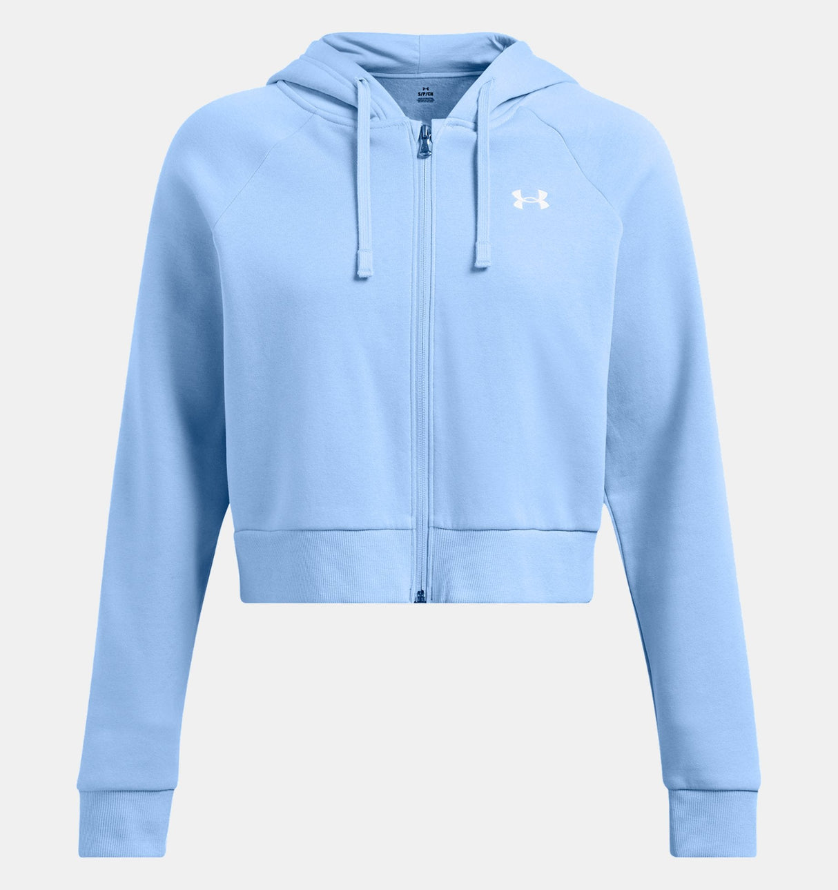 Under Armour Womens Rival Fleece Crop Full-Zip - Ultra-Soft and Warm