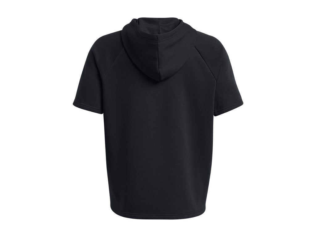 Under Armour Mens UA Rival Fleece Short Sleeve Hoodie Apparel - Ultra-soft Cotton-blend Fleece