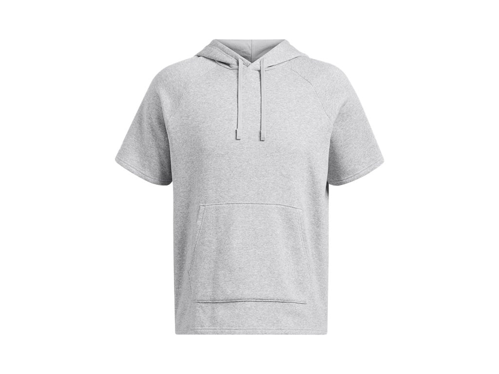 Under Armour Mens UA Rival Fleece Short Sleeve Hoodie Apparel - Ultra-soft Cotton-blend Fleece