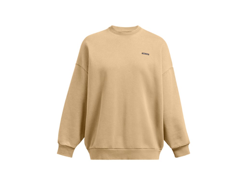Under Armour Women's Icon Heavyweight Fleece Oversized Crew Apparel - Ultra-Soft Warmth