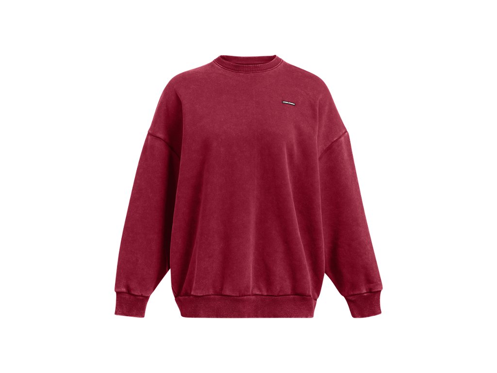 Under Armour Women's Icon Heavyweight Fleece Oversized Crew Apparel - Ultra-Soft Warmth