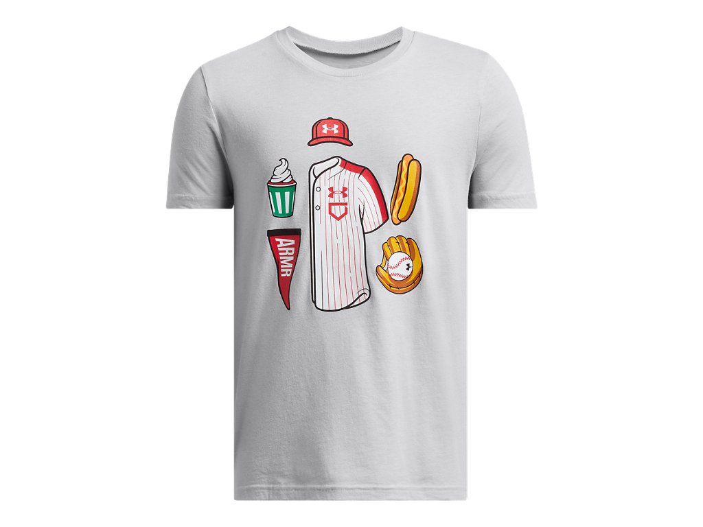 Under Armour Boys Baseball Illustrated Short Sleeve Shirt - Super Soft Comfort